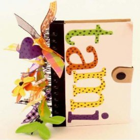 Charming Altered Notebook