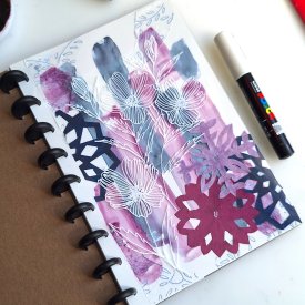 Floral Journal Page