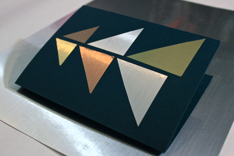 Holiday Shimmer Modern Cards