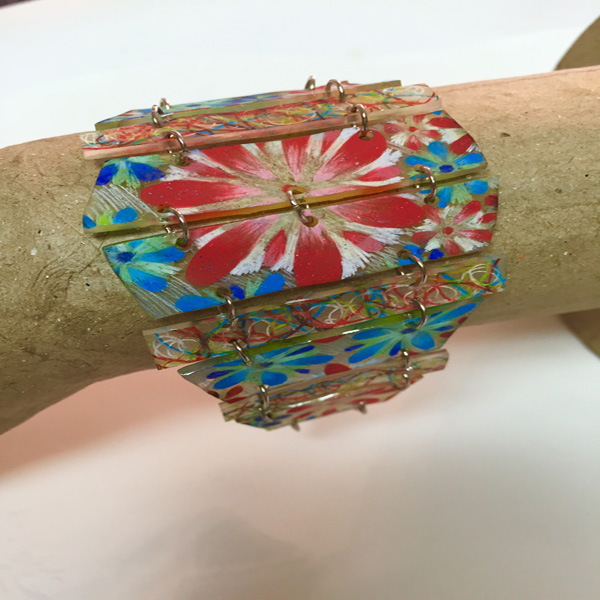 Flower Full Shrink Film Bracelet