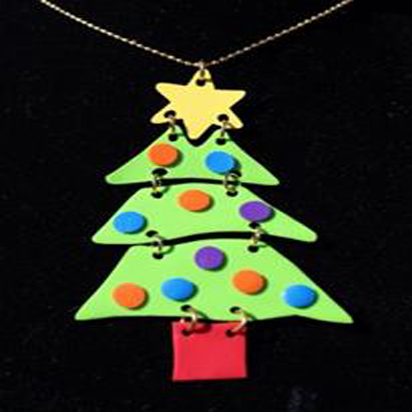 Funky Christmas Tree Pendant