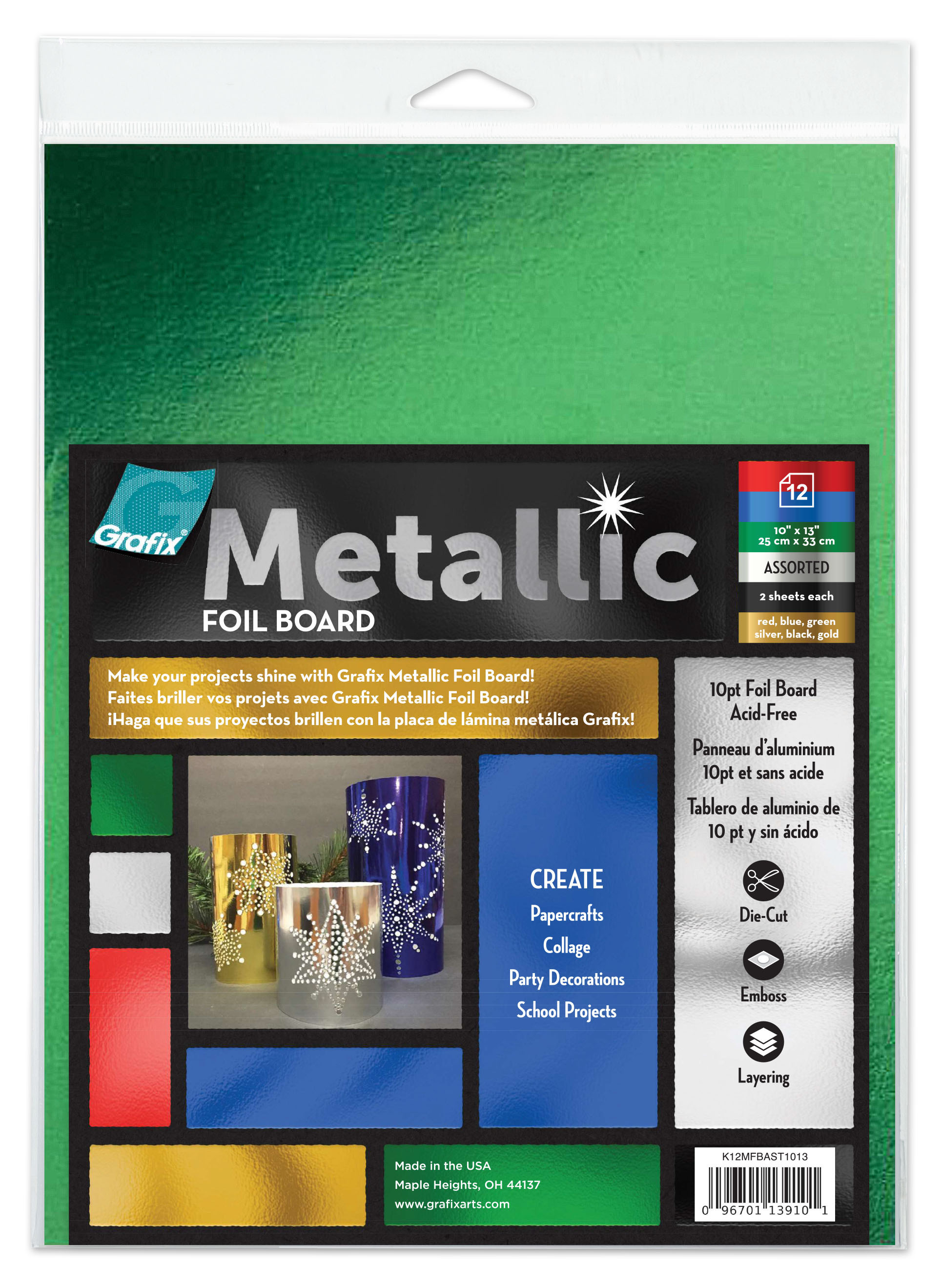 metallic silver poster board, Metallic Foil Board
