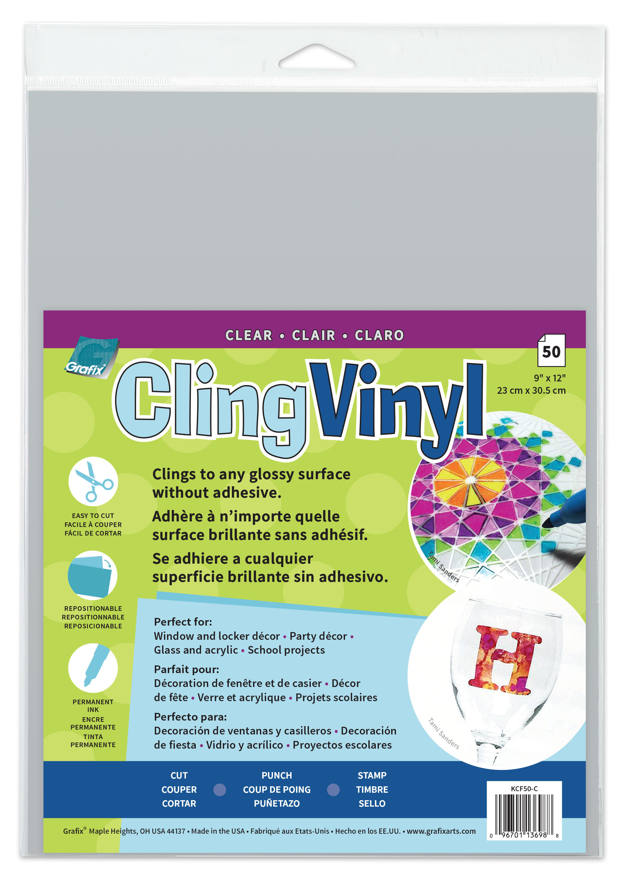 Grafix Cling Vinyl (PVC) - Grafix Plastics