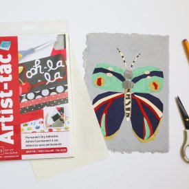 Paper Collage With Artist-Tac
