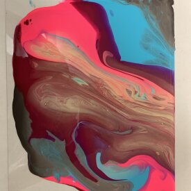 Golden Pour Medium on Grafix Arts