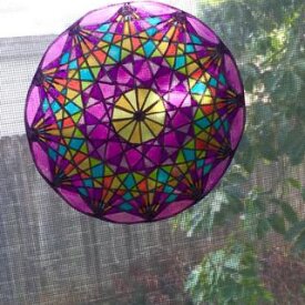 How To Create a Grafix Cling Film Sun-catcher