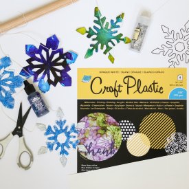 Craft Plastic DIY Snowflakes