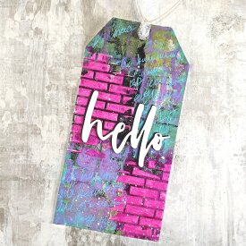 Mixed Media Graffiti Tag