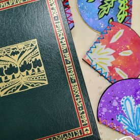 Corner Bookmarks Using Craft Plastic, Chipboard and Frisket Film