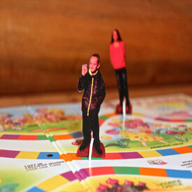 DIY Shrink Film Game Pieces
