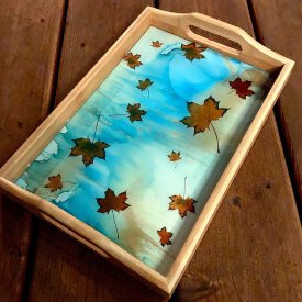Floating Leaves Tray