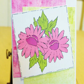Card Set Made Using Grafix Stencil Film