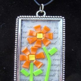 Grafix Colored Shrink Film Mosaic Pendant