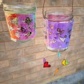 Tea Lights With Grafix Film