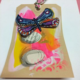 Mixed Media and Artist Series Shrink Film Tag