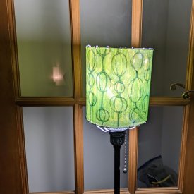 Lampshade with Craft Plastic pt 2