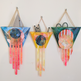 Origami Hanging Baskets