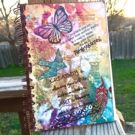 Altered Mixed Media Journal with Grafix