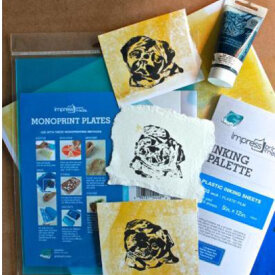 Print Making Series Part 1: How to Make an Additive Monotype