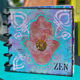 Zen Meditation Mixed Media Journal