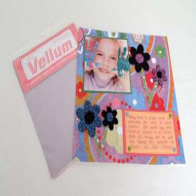 Flower Scrapbook Page