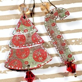 Metallic Holiday Earrings