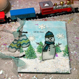 Grafix Snowman and Mittens Art Journal