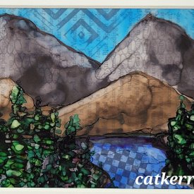 Matte Dura-Lar Textured Landscape