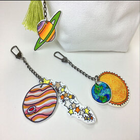 Grafix Celestial Artist Series Shrink Film Keychain