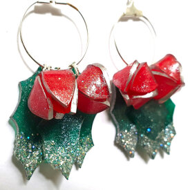 Grafix Sanded Shrink Film Christmas Earrings