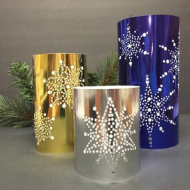 How To Make Snowflake Luminaries with Grafix’s Metallic Foil
