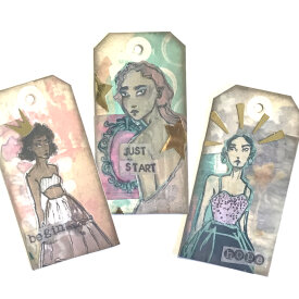 Mixed Media Tag Project