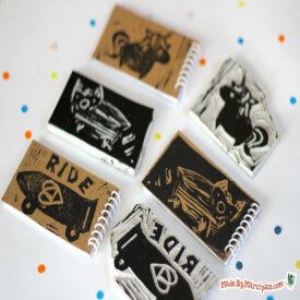 Linocut Notebook