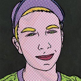 Lichtenstein Style Pop Art Portrait