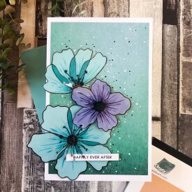 Reverse Painting Dura-Lar Card