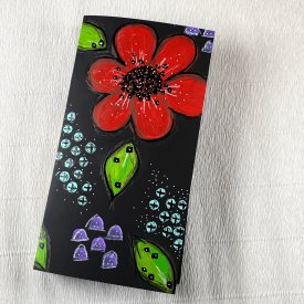 Abstract Floral Folder