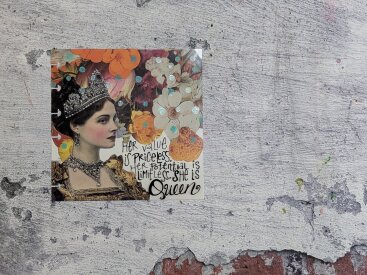 February 2025 Collage Love Journal Page