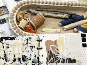 January 2025 Mixed Media Journal with Terri Conrad