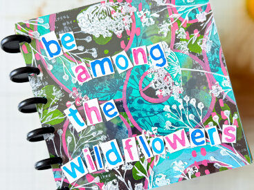 September 2025 Grafix Mixed Media Journal and Frisket Film Layered Page