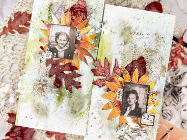 Creating Dimensional Autumn Leaves with Grafix Dura-Lar and Dura-Bright