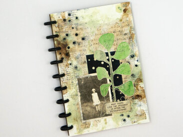 April 2025 Grafix Mixed Media Journal Page