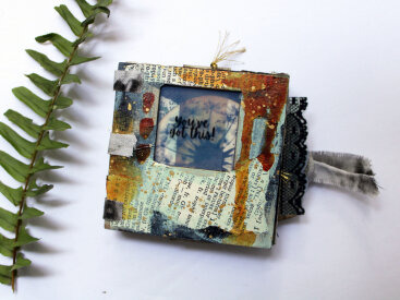 August 2025 Grafix Chipboard Book with Computer Grafix and Double Tack Mounting Film