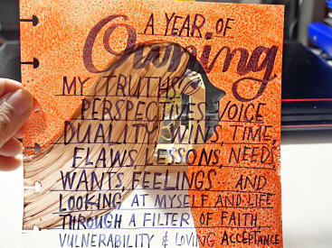 January 2025 Mixed Media Journal with Mou Saha